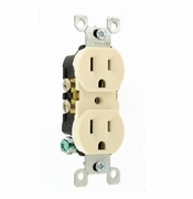 AC Powered Wall Outlet Almond Round Wi-Fi HD Security Camera