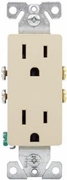 AC Powered Wall Outlet Ivory Square Wi-Fi HD Security Camera