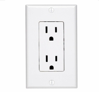Battery Powered Wall Outlet White Square Wi-Fi Security Camera