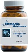 Metabolic Maintenance L-Methylfolate 2.5 Mg 90 Capsules
