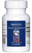 Allergy Research Group Acetyl-Glutathione 100 mg 60 tabs
