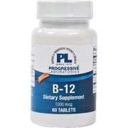 Progressive Labs B-12 Lingual 1000 Mcg - 60 Tabs