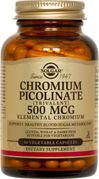 Chromium Picolinate 500 mcg Vegetable capsules 120