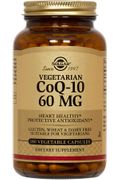 Vegetarian CoQ-10 60 mg Vegetable Capsules 30