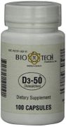 BioTech Pharmacal D3-50 50,000 IU 100 caps