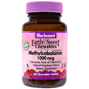 Earthsweet Chewable Methylcobalamin Vit B-12 1000Mcg 60T