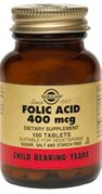 Folic Acid 400 Mcg Tabs-100