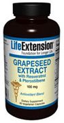 Grapeseed Extract with Resveratrol and Pterostilbene 100 mg 60 Vcaps