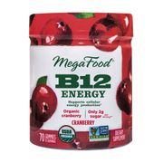 MegaFood B12 Energy Gummies (Cranberry) 70 gummies