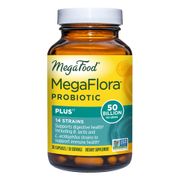 Megafood MegaFlora Probiotic Plus - 14 Strains - 50 Billion live cultures 30 ct