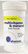 Pharmax Multivit & Min 60 Caps
