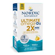 Nordic Naturals Ultimate Omega 2X Mini w/Vitamin D3 - 60 count