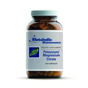 Metabolic Maintenance Potassium Magnesium Citrate 250 caps