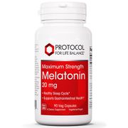 Protocol for Life Balance Melatonin Max Strength 20 mg 90 vegcaps
