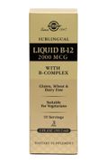Sublingual Liquid B-12 2000 mcg With B-Complex (with dropper) 2 oz