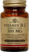 Vitamin B2 (Riboflavin) 100 mg Vegetable Capsules 100