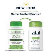 Vital Nutrients Hyperbiotics Pro-15 Pre + Probiotic 60ct