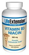 Vitamin B3 Niacin 500 mg 100 Caps