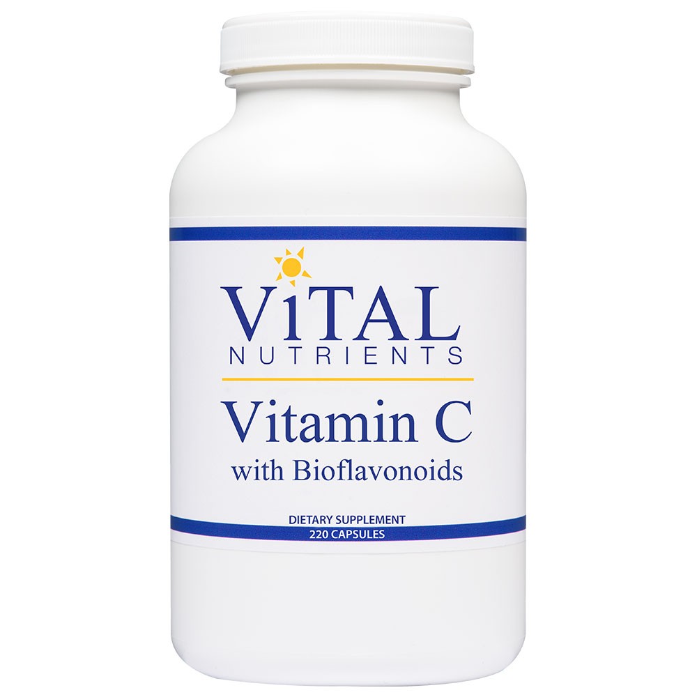Vital Nutrients Vitamin C With Bioflavonoids 220 caps