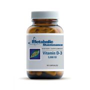 Metabolic Maintenance Vitamin D-3 5000 IU 90 vcaps