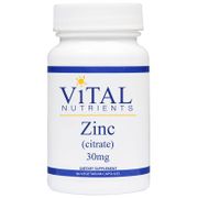 Vital Nutrients Zinc Citrate 30Mg - 90 caps