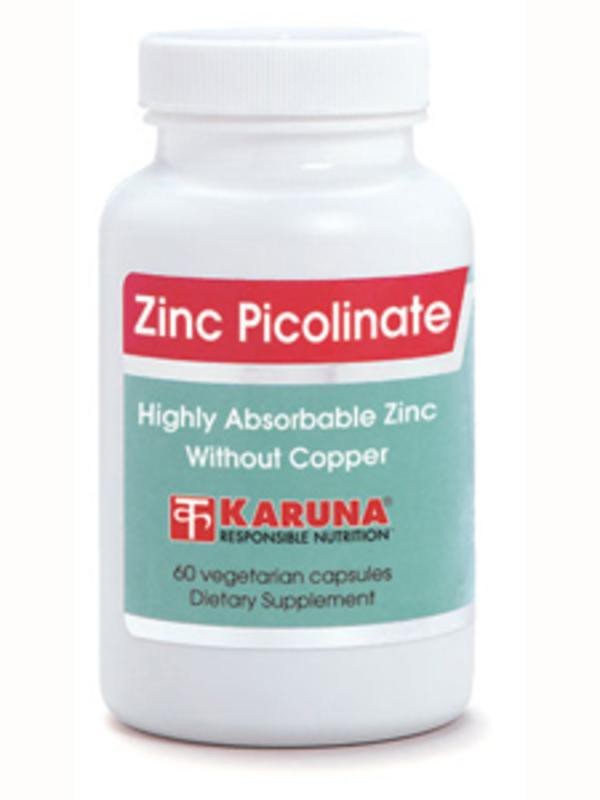 Karuna Zinc Picolinate Plus 25mg 60 caps