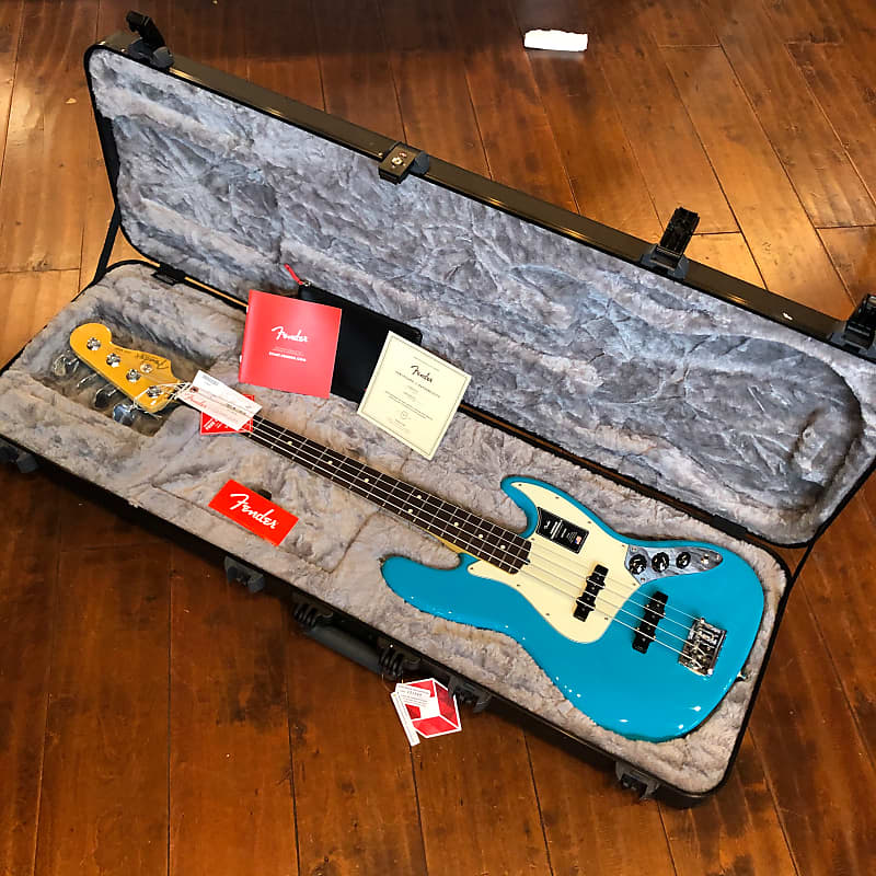 Fender American Professional II Jazz Bass RW Miami Blue