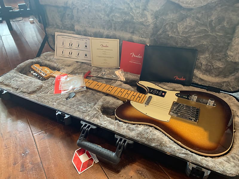 【美品】Fender Ultra Telecaster Mocha Burst Fender American Ultra Telecaster, Maple, Mocha Burst