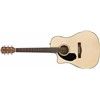 Fender CD-60SCE Dread Left Hand, Natural WN