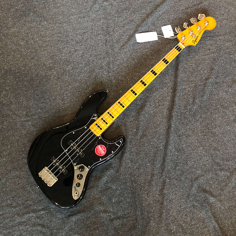 Squier Classic Vibe '70s Jazz Bass MN Black Squier Classic Vibe '70s Jazz Bass MN Black