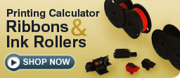 Printing Calculator Ribbons & Ink Rollers