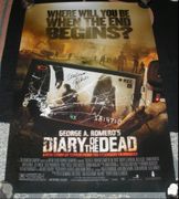 Rolled Diary of the Dead one sheet Signed