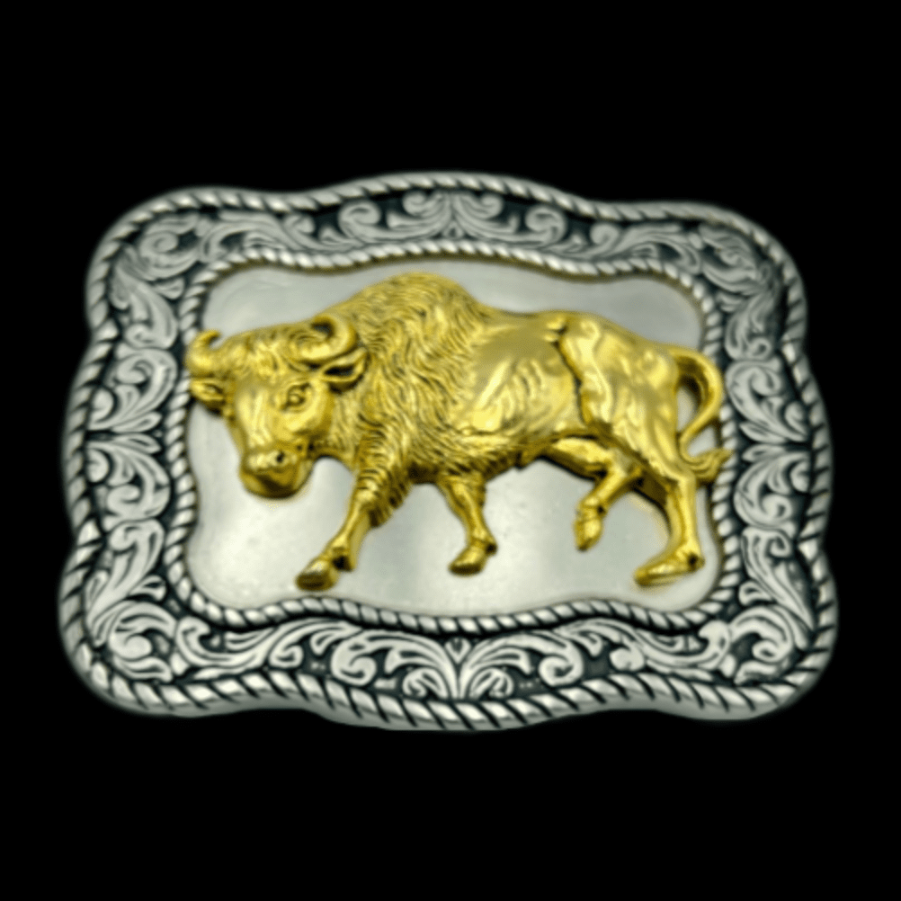 Western Belt Buckle Buffalo Bill WildWest Cowgirl Cowboy Buckles