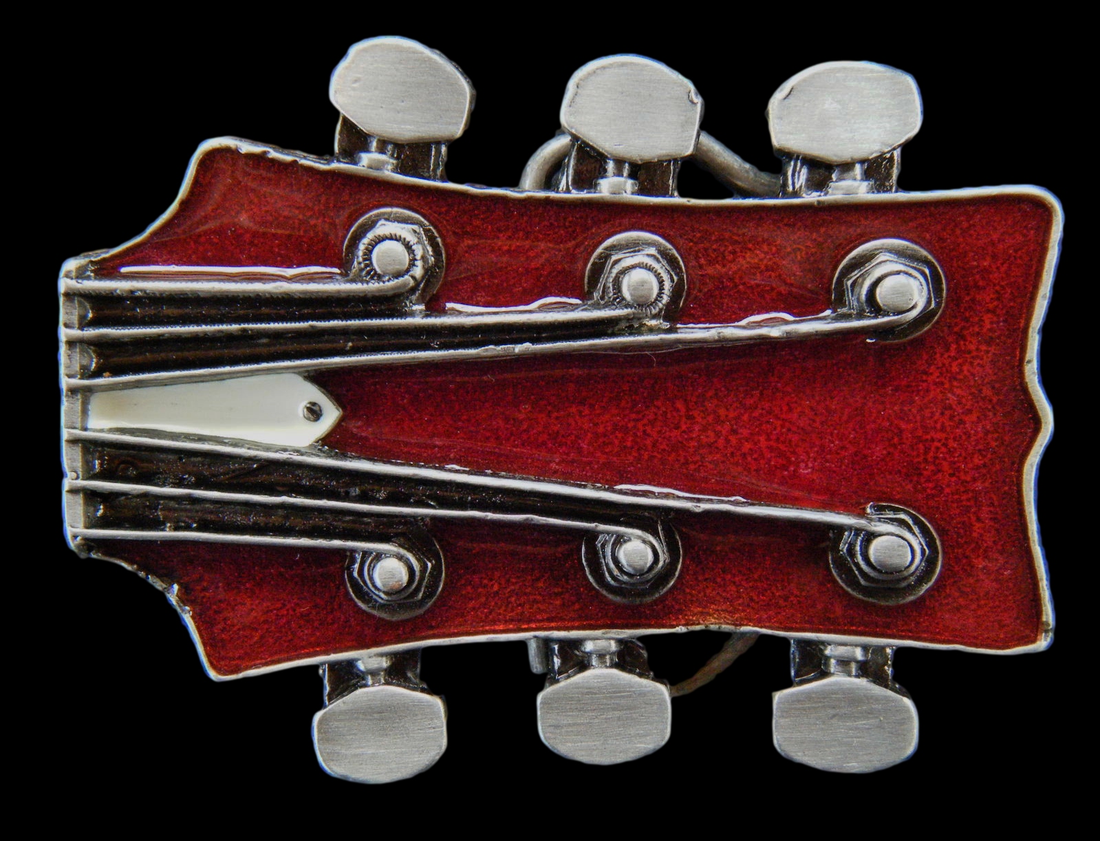 guitar music belt buckle