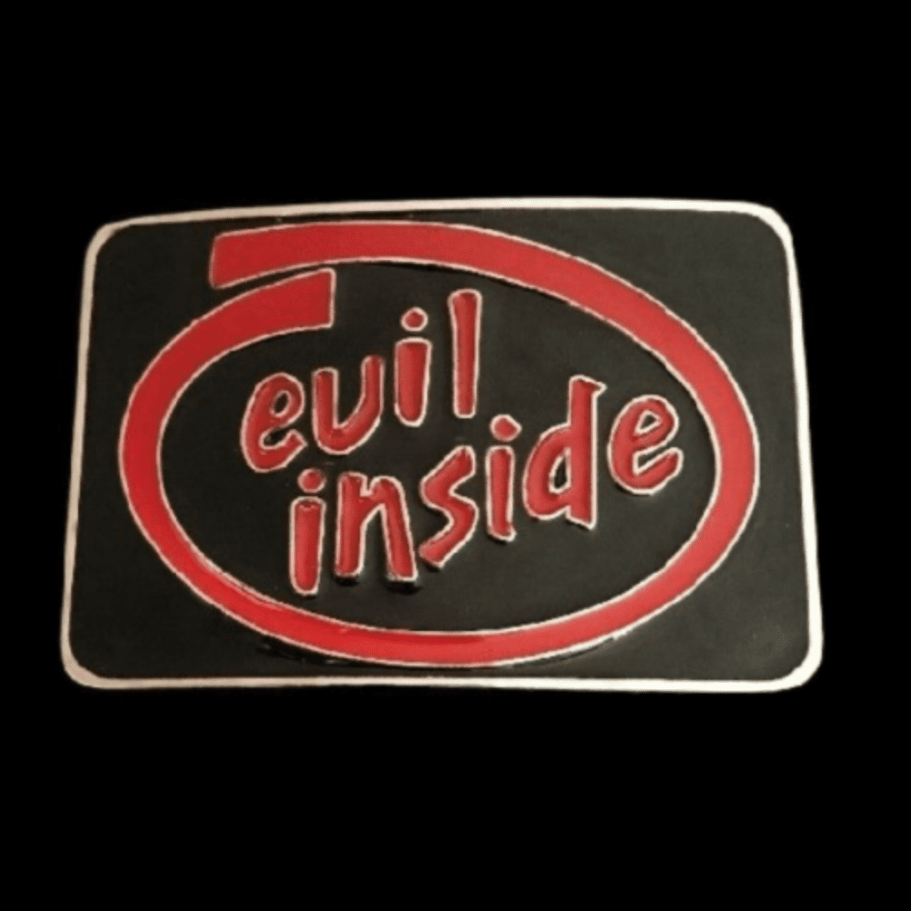 Evil Belt BuckleDevil BucklesFunny Evil Inside Belt Buckles!