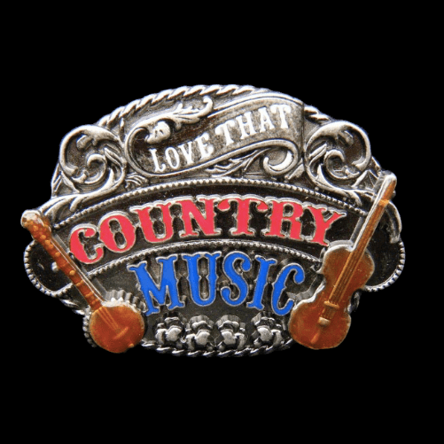 Country Music Belt Buckle