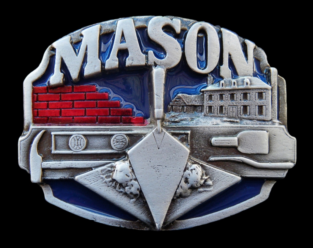 Mason Worker Belt Buckle