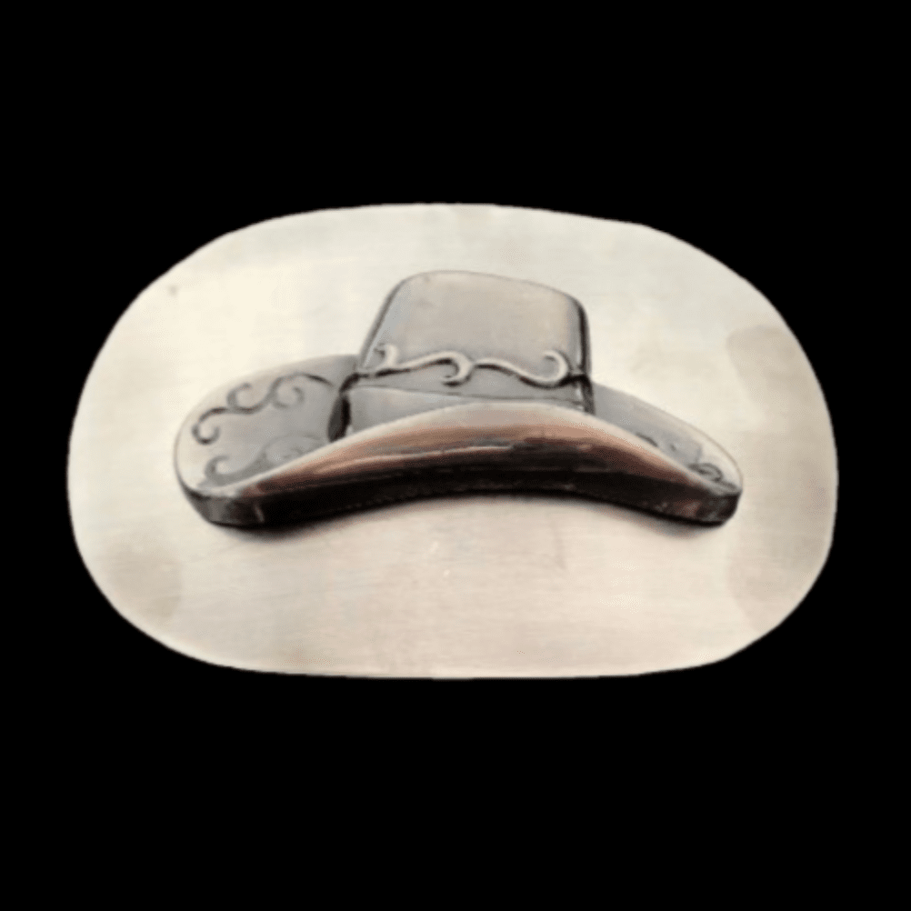 Western Cowboy Cowgirl Rodeo Hat Belt Buckle