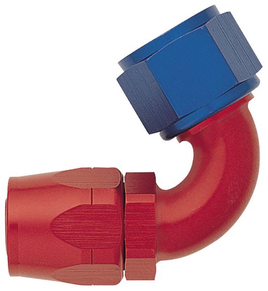 -12 120 Degree Fixed Hose End - Aluminum