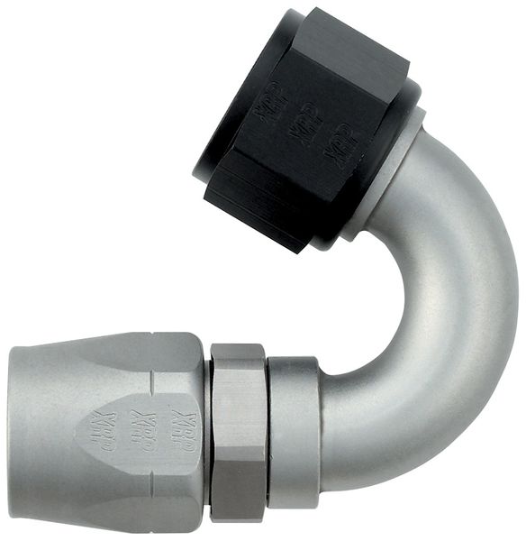 -12 150 Degree Double Swivel Hose End - Aluminum - Ti-Tech Finish