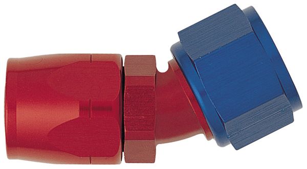 -12 30 Degree Fixed Hose End - Aluminum