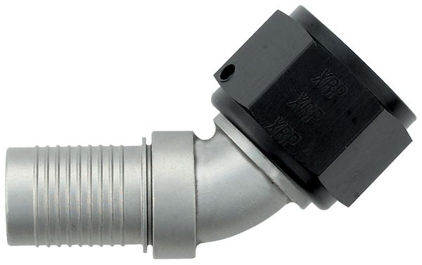 -12 45 Degree HS-79 Hose End - Aluminum - Ti-Tech Finish