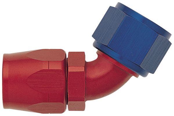 -12 60 Degree Fixed Hose End - Aluminum