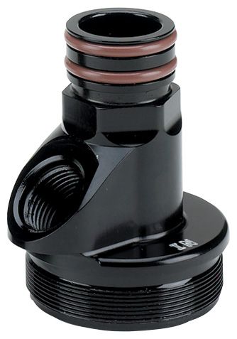 -12 Clamshell Quick Disconnect Inlet End Cap With Accessory Port for 71 and 72 Series In-Line Oil Filter