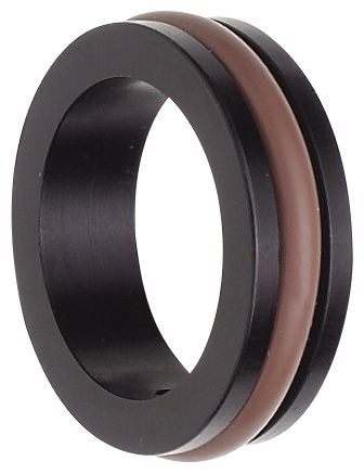 -12 Clamshell Spacer - Aluminum - Black Anodized