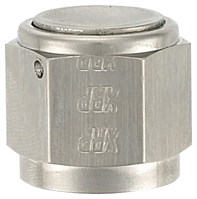 -12 Flare Cap - Aluminum - Super Nickel Plated