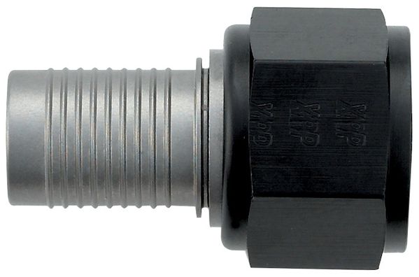 -12 Straight HS-79 Hose End - Aluminum - Ti-Tech Finish