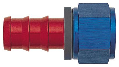 -12 Straight Push-On Hose End - Aluminum