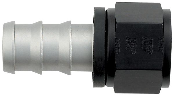 -12 Straight Push-On Hose End - Aluminum - Ti-Tech Finish