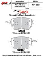 150-D0969K - Pad Set, Promatrix, D969